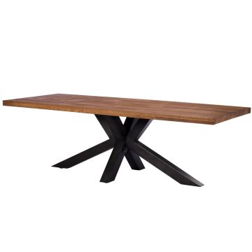 Pavilion Chic Dining Table Holburn with Natural Oak Surface