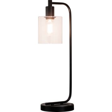 Aleixo Modern Industrial Table Lamp - Black