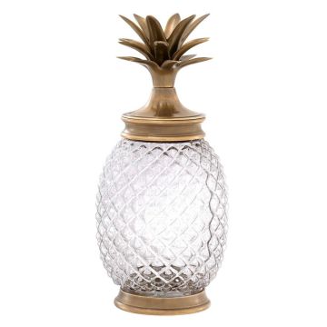 Pineapple Jar Hayworth in Vintage Brass