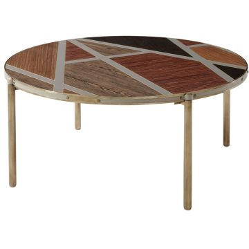 Round Coffee Table Iconic in Veneer