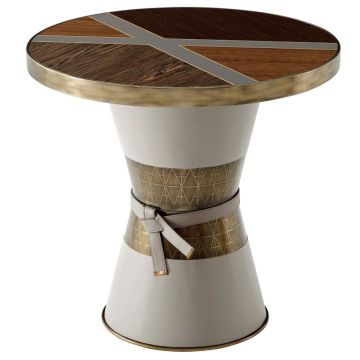 Round Occasional Table Iconic in Veneer