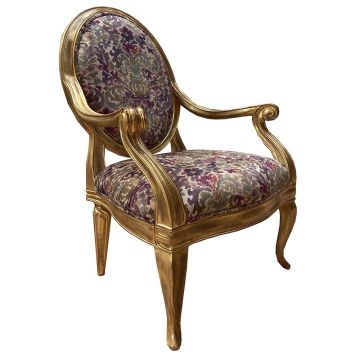 Amadeus Chair in Monet Cassis
