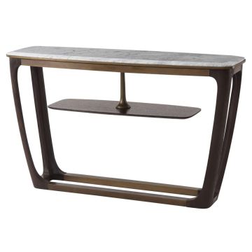 Converge Marble Console Table in Cigar Club