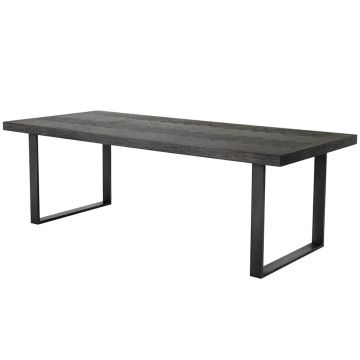 Small Dining Table Melchior in Charcoal