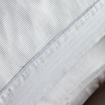Simple Stripe Single Cotton Duvet Set