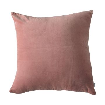Daphne Large Velvet Cushion in Blush