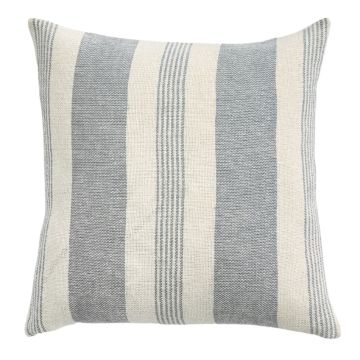 Bay Organic Cotton Grey Stripe Cushion