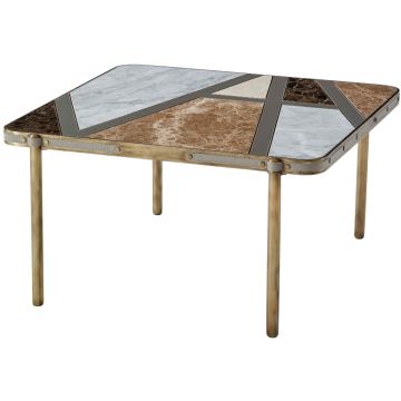Square Coffee Table Iconic in Marble