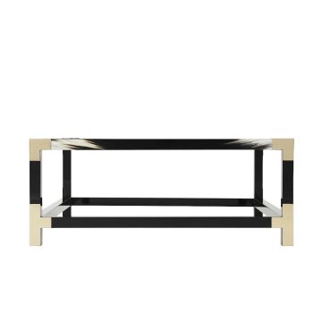 Cutting Edge Square Coffee Table in Black