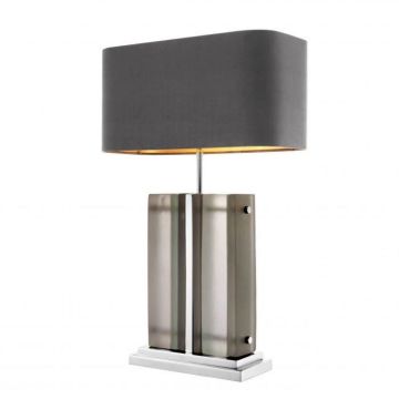Table Lamp Solana in Silver Nickel
