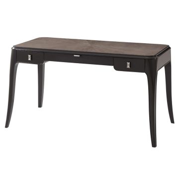 Dominique Writing Table in Pepper Finish