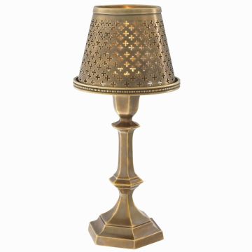 Maillon Tea Light Lamp in Vintage Brass