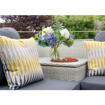 Harlequin Yellow Outdoor Scatter Cushion