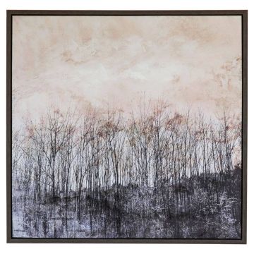September Woodland Framed Canvas