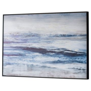 Coastal Mist Framed Canvas Art