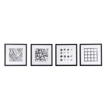 Contempo Set of 4 Abstract Art