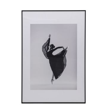 Ballerina Black & White Photograph Print Framed