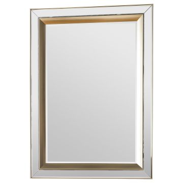 Wall Mirror Tintern - Gold Inlay